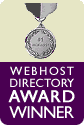 Webhost Directory Award Winner